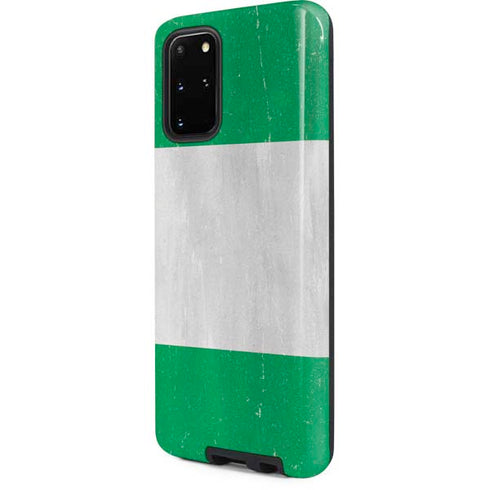 Nigeria Flag Distressed Galaxy S20 Plus Pro Case